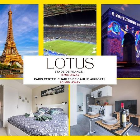 Le Lotus - Self Checkin - 20Min From Paris - Free Parking Around Daire Drancy Dış mekan fotoğraf